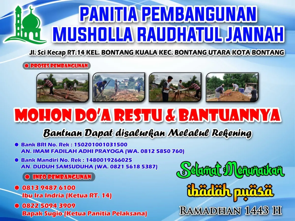 Mushola Raudlotul Jannah: Pusat Berkah untuk Warga Cilacap